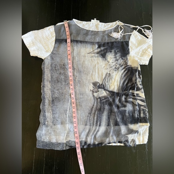 Gianfranco Ferre Black & White Vintage
 Top Woman's Face size 44 (USA 10) - Picture 6 of 10